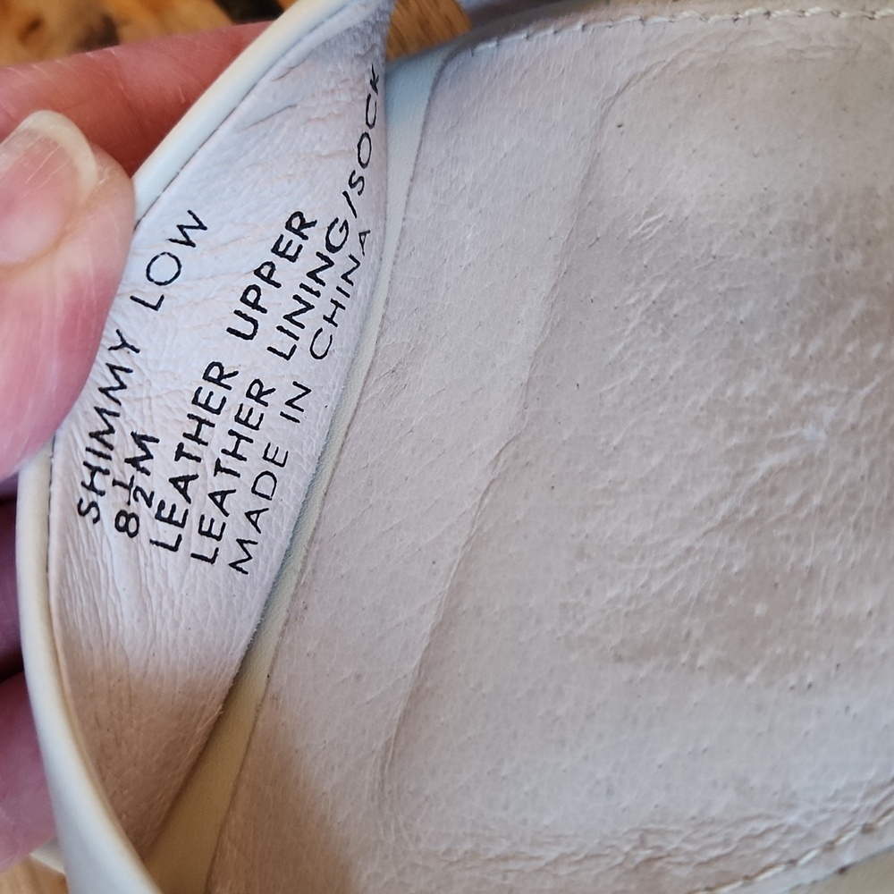 Sanctuary Sandals Leather Slides cream tortoise buckle sz 8.5 Shimmy Low‎ - Picture 10 of 13
